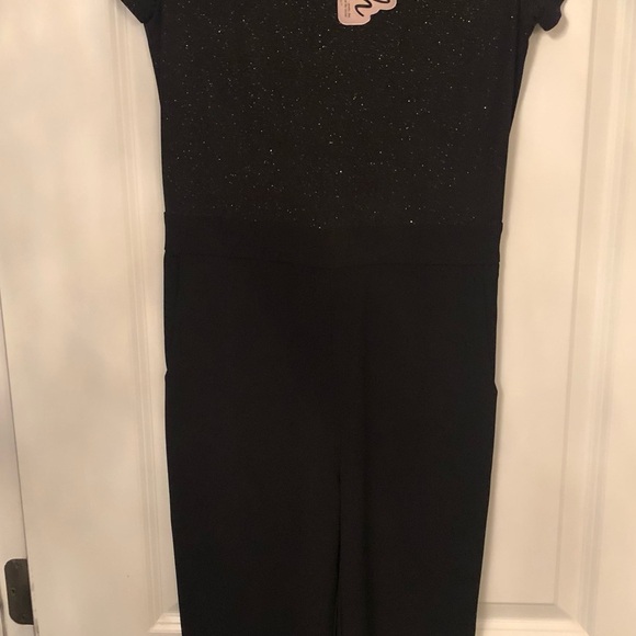 Kittenish Black Glitter jumpsuit - Picture 2 of 2